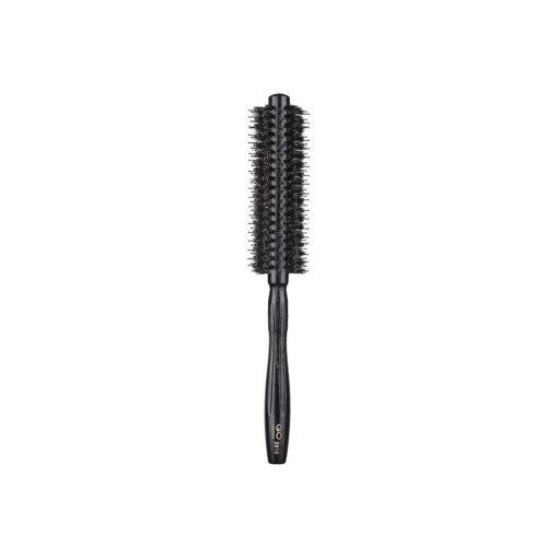 PERFEHAIR Round Brush with Natural Boar and Nylon Bristles, Small Volumizing Hair Brush- 1.7 Inch Diameter Barrel