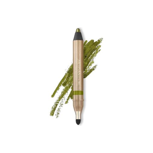 Artisan L'uxe Beauty Velvet Jumbo Eyeliner Pencil - Smokey Eyes in 3 Minutes - Water-Proof, Smudge-Proof, Long-Lasting - Age-Defying Essential Oils ( Shade : Persuasion - Olive Green )