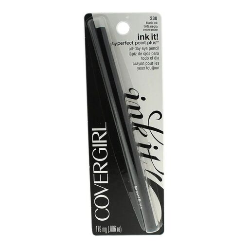 COVERGIRL Ink It By Perfect Point Plus Long Lasting Waterproof Eyeliner, Black, 0.012 Oz ( Pack of 1 )