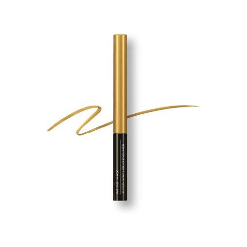 WUNDERBROW Super-Stay Liquid Liner Waterproof Eyeliner Pencil, Gold Mine, Cruelty-Free