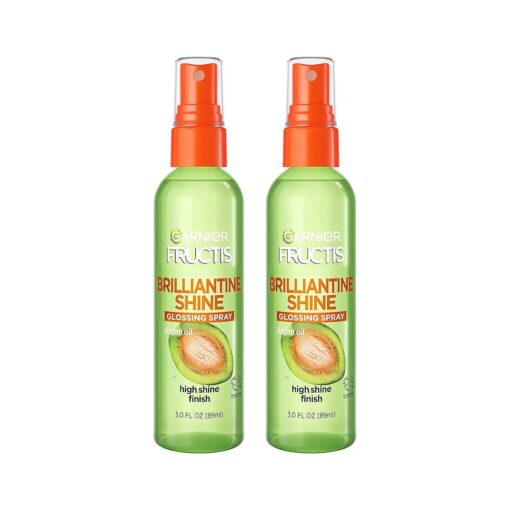 Fructis Style Brilliantine Shine Glossing Spray, All Hair Types, 3 oz, ( Packaging May Vary ), 2 Count