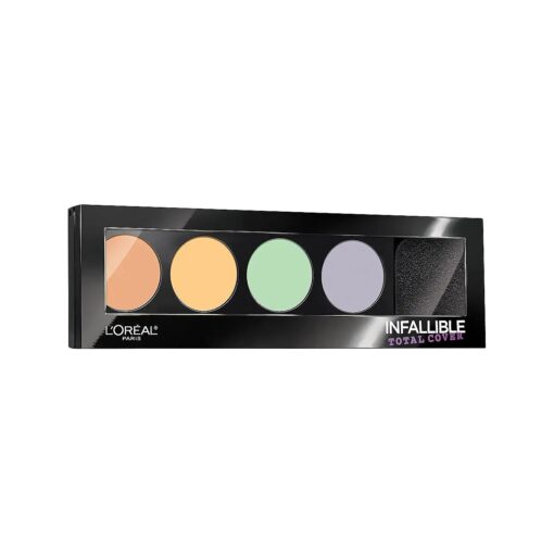 L'Oreal Paris Infallible Total Cover Color Correcting Kit, 0.17 oz .