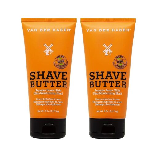 Van Der Hagen Shave Butter 6 oz ( Pack of 2 )