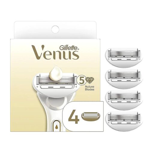 Gillette Venus Radiant Skin Women razor blade refills, 4ct