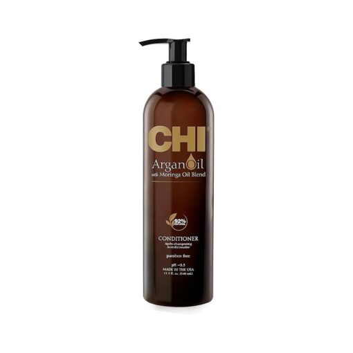 CHI Argan Oil Conditioner, 11.5 Fl Oz, Black