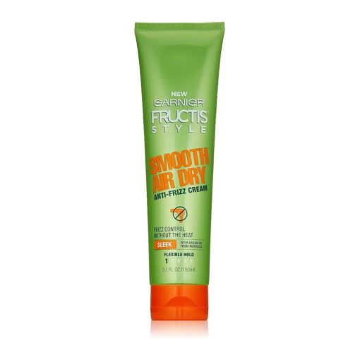 Garnier Hair Care Fructis Style Smooth Air Dry Anti-Frizz Cream, 5.1 Fluid Ounce