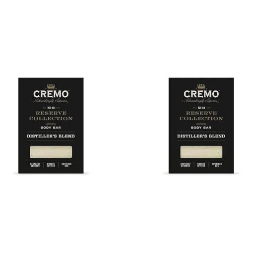 Cremo Exfoliating Body Bars Distiller 's Blend - A Combination of Lava Rock and Oat Kernel Gently Polishes While Shea Butter Leaves Your Skin Feeling Smooth & Healthy ( Pack of 2 )