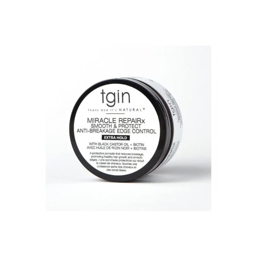 tgin Miracle RepaiRx Smooth & Nourish Edge Control for For Damaged Hair - Repair - Protect - Restore - 4 ounces