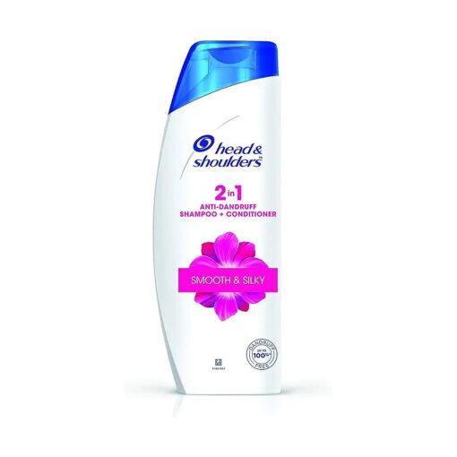 Head & Shoulders Smooth and Silky 2-in-1 Anti Dandruff Shampoo + Conditioner ( 180ml )