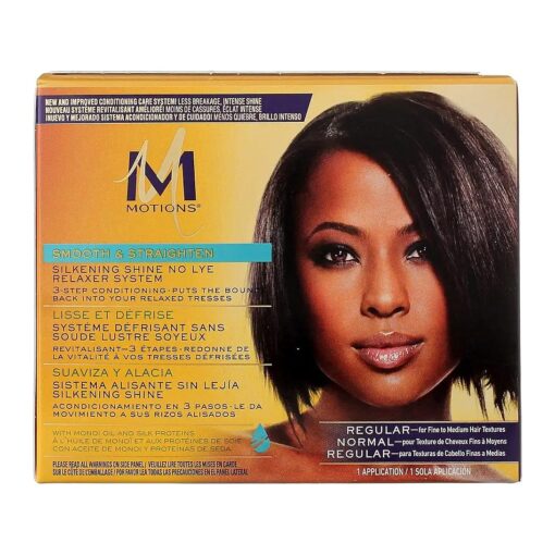 Motions Smooth and Straighten Silkening Shine No-Lye Relaxer System