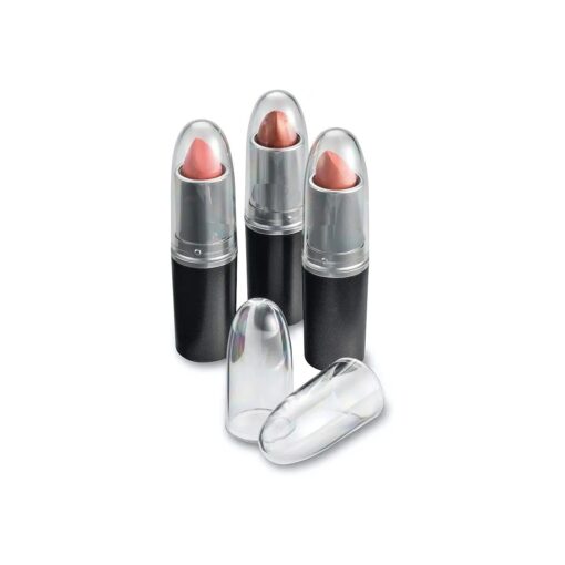 Clear Acrylic Lipstick Caps - Replaces Original Individual MAC Lipstick Caps - See Your Favorite Lipstick Color Easily ( 24 Pack )