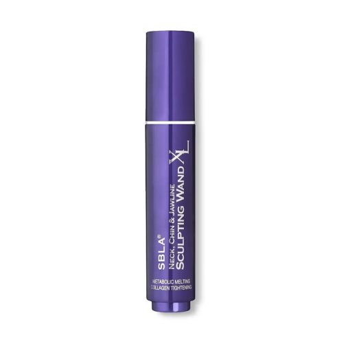 SBLA Beauty Neck, Chin & Jawline Sculpting Wand XL, Night Time Advanced Anti-Aging Serum For Smoothing, Tightening, Firming & Lifting Skin, Fat Cell Reducing, 0.7 Fl Oz / 20mL, ( 104 doses )