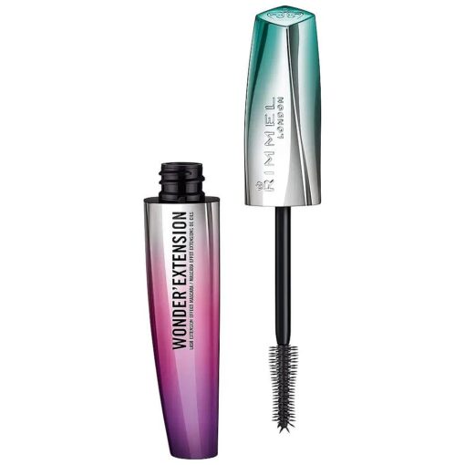 Rimmel London Wonder'Extension Mascara, Lengthens, No Clumps, Smudge-Proof, 003, Extreme Black, 0.37oz