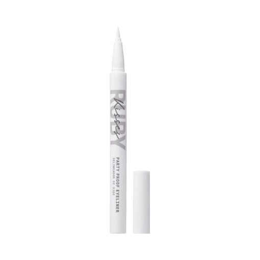 Ruby Kisses Party Proof Eyeliner, Pastel Colors Premium Felt-tip Waterproof Long-lasting Eyeliner ( Snow White )