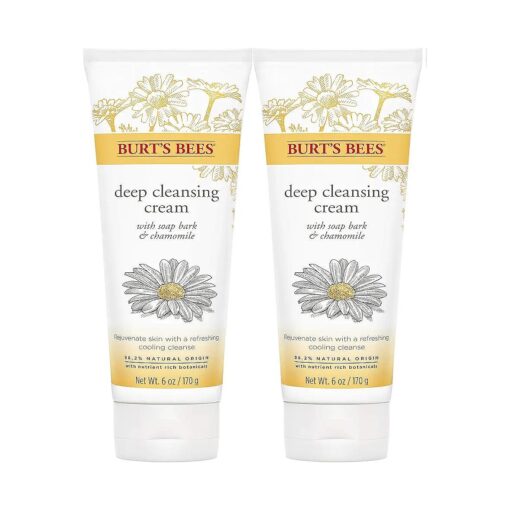 Burt 's Bees Soap Bark and Chamomile Deep Cleansing Cream, 6 ounce pack of 2