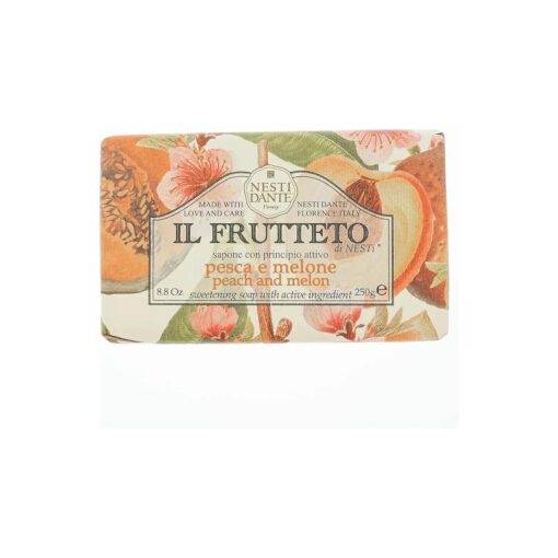 Nesti Dante Nesti dante il frutteto sweetening soap - peach and melon, 8.8oz, 8.8 Ounce