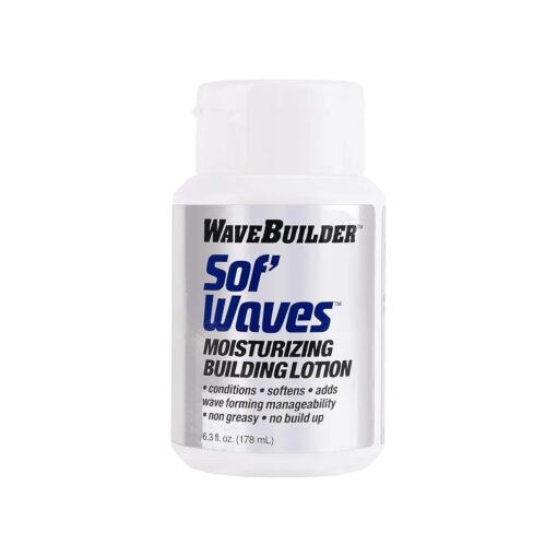 WaveBuilder Sof ' Waves Moisturizing Building Lotion | Conditions, Softens Hair to Promote Hair Waves, 6.3 fl oz