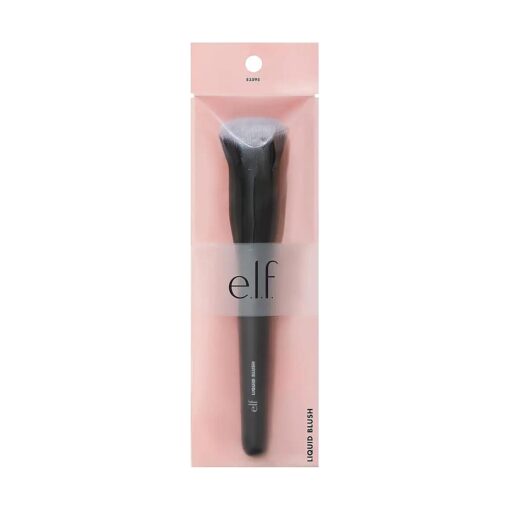 e.l.f, Camo Liquid Blush Brush, Angled Blush Brush Ideal For Applying & Blending Colors On Cheeks, Soft, Dense Bristles, Vegan & Cruelty-free