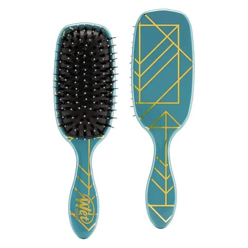 Wet Brush Shine Enhancer Paddle Brush, Ocean - Hair Detangler Brush with Ultra Soft Bristles, Infused With Natural Argan Oil, Shiny Detangle & Smooth Hair, Wet or Dry, For All Hair Types