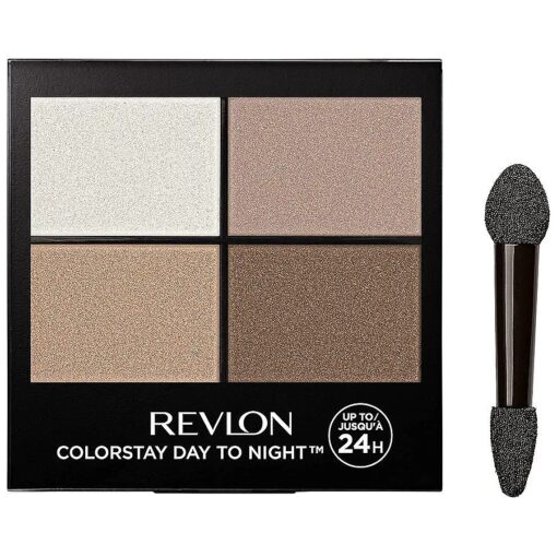 Revlon Eyeshadow Palette, ColorStay Day to Night Up to 24 Hour Eye Makeup, Velvety Pigmented Blendable Matte & Shimmer Finishes, 555 Moonlit, 0.16 Oz