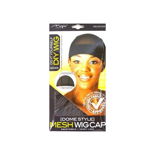 Magic Do It Yourself ( Dome Style ) Mesh Wig Cap, Spandex, mesh, tight band, cool mesh, breathable material, comfortable, soft, hair extensions, wig, weave, perfect fit, premium fabric, fabric