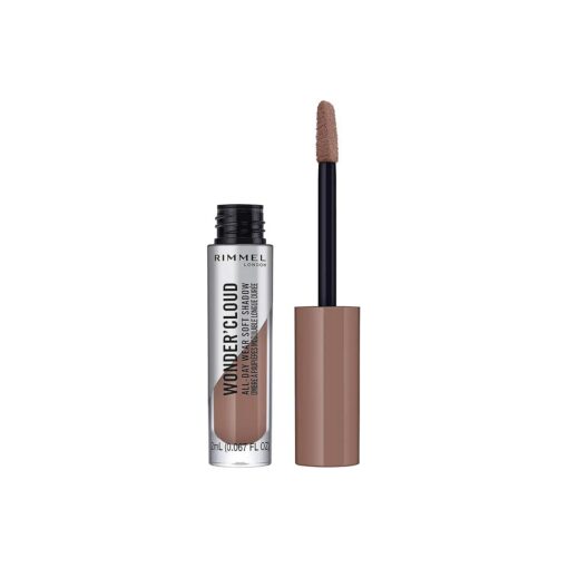 Rimmel London Wonder'Cloud Eyeshadow, Buildable, Long-Wearing, Built-In Primer, 003, Truffle Haze, 0.06oz