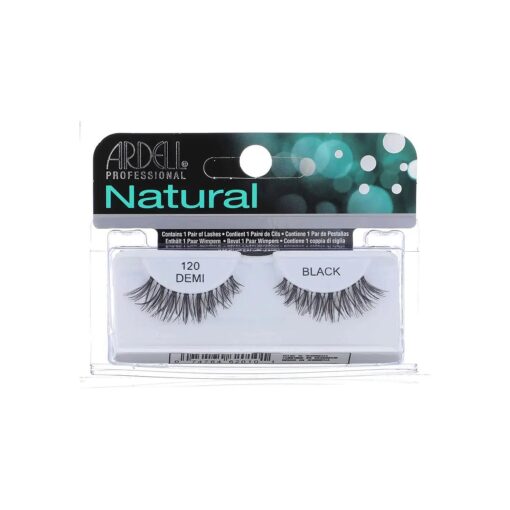 Ardell Fashion Lashes Natural Strip Lash, Black [ 120 ] 1 ea ( Pack of 4 )