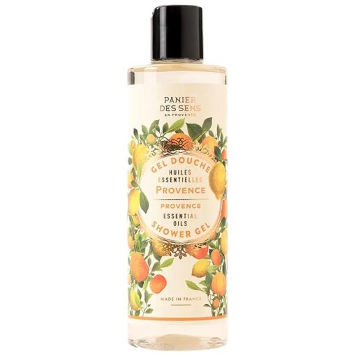 Provence Shower Gel - Foaming Citrus Body Wash Women & Men - Moisturizing Body Soap with Shea Oil - 96 % Natural Ingredients Body Care - Vegan Liquid Body Wash - 8,45 floz