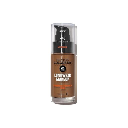 Revlon Colorstay SPF 15 Makeup Foundation for Combination/Oily Skin, Mahogany, 1 Fl Oz