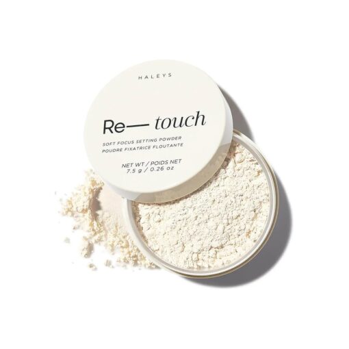 HALEYS Re-touch Soft Focus Setting Powder ( Fair ) - Ultra-Blurring, Lightweight, Non-Caking, Nourishes, Smoothens for Filter-Like Finish, Translucent Loose Powder