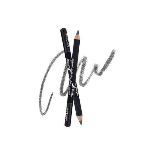 Sorme Natural Definitive Waterproof Eyebrow Pencil 0.04 oz | Smudgeproof Soft Gray Eye Brow Pencil | Dual Purpose Brow Pencil and Brush Combo | High Definition Waterproof Eyebrow Makeup