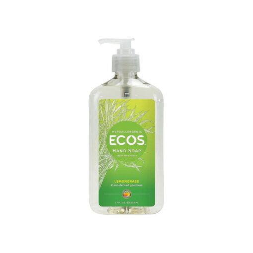 Ecos, Soap Hand Liquid Lemongrass, 17 Fl Oz