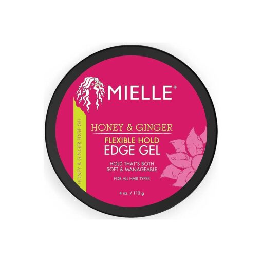 Mielle Organics Honey & Ginger Flexible Hold Edge Gel, 4 Ounces