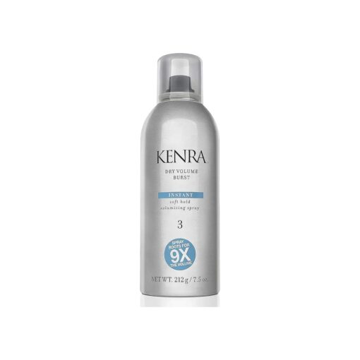 Kenra Dry Volume Burst 3 | Instant Volume Hairspray | Soft Hold Volumizing Spray | Dry Application | All Hair Types