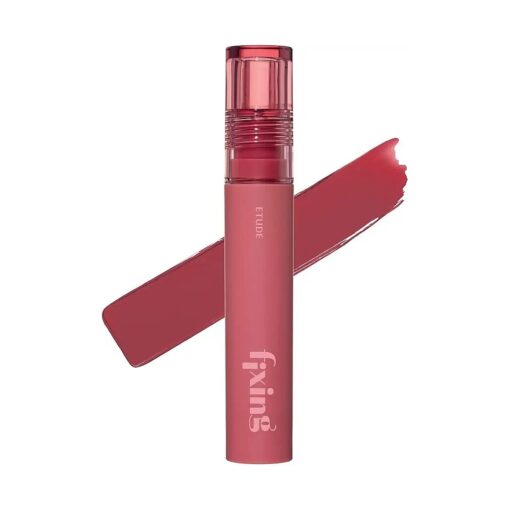 ETUDE Fixing Tint # 20 Pink Fig ( 23AD ) | Long Lasting High Pigmented Liquid Lipstick | Waterproof Lightweight Matte Finish Lip Stain | Full Coverage