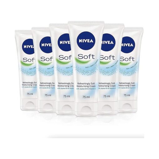 NIVEA Soft Moisturizing Creme 2.60 oz ( Pack of 6 )