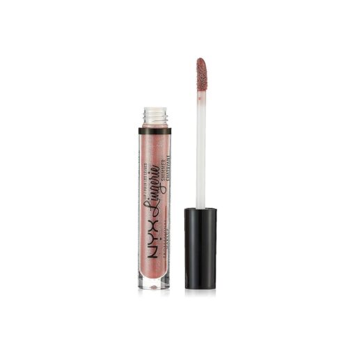 NYX PROFESSIONAL MAKEUP Lip Lingerie Shimmer, Lip Gloss, Honeymoon