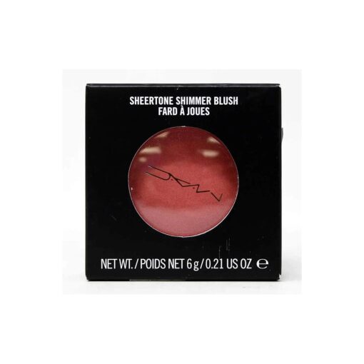 MAC Sheertone Shimmer Powder Blush Peachykeen for Women, 0.21 Ounce