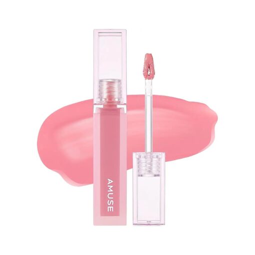 Amuse SEOUL DEW TINT 03 HEALTHY BOKSOONGA | Neutral pink | Dewy, glossy, moisturizing, long-lasting color, youthful glow, allergen-free, vegan