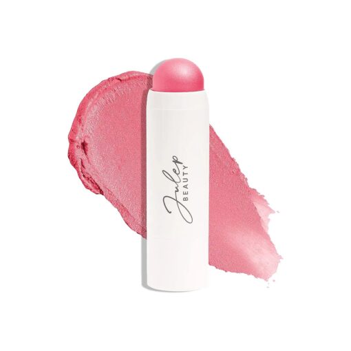 Julep Skip The Brush Cream to Powder Blush Stick - Peony Pink - Blendable and Buildable Color - 2-in-1 Blush and Lip Makeup Stick