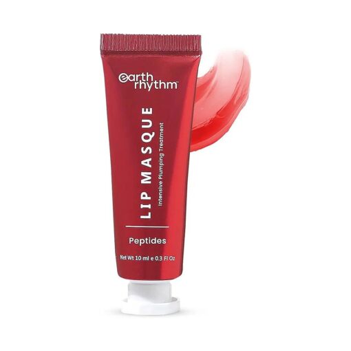 Lip Masque Lip Balm With Peptide, Nourishes, Smoothens, Plumps & Hydrates Dry Chapped Lips For Women & Girls, 10ml