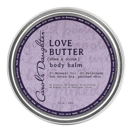 Carol 's Daughter Nourishing Love Butter Body Balm with Shea Butter and Cocoa Butter for Extra Dry Parched Skin and No Parabens, 4 oz