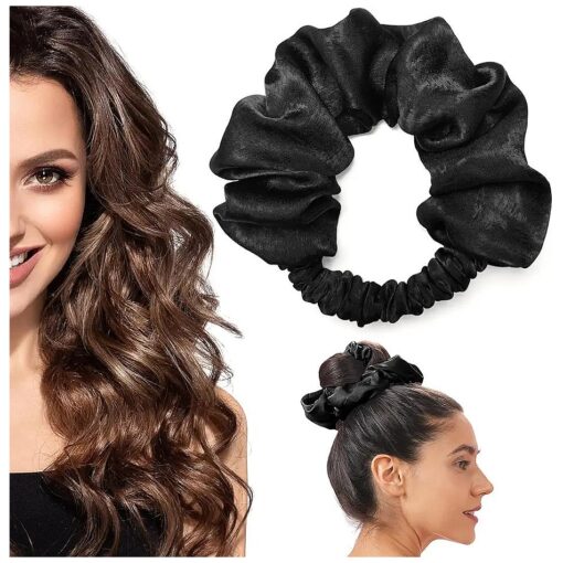 Heatless Curling Scrunchie, Heatless Hair Curler to Sleep In, No Heat Curls for Long Hair, Soft Sleep Hair Roller