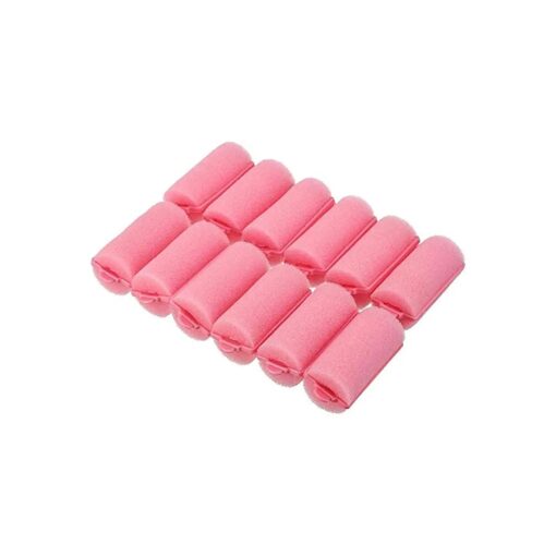 36 Pieces Foam Sponge Hair Rollers - Soft Sleeping Flexible Styling Curlers for Hair Styling ( Pink )