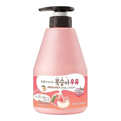 WELCOS KWAILNARA Milk Body Lotion 560 g / 19.75 oz, ( Peach Milk )