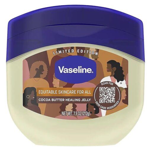 Vaseline Petroleum Jelly, Cocoa Butter, 7.5 Ounce ( Pack of 2 )