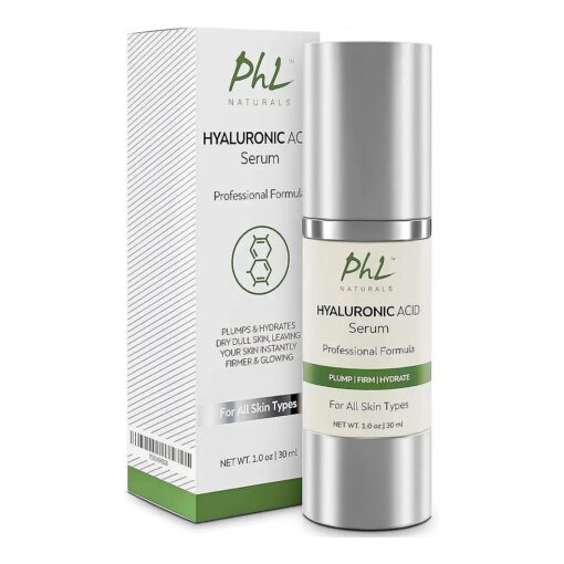 Hyaluronic Acid Serum for Face - Pure Anti-Aging Serum with Vitamin C and E- Intense Hydration Booster Non-Greasy, Paraben-Free, Best Hyaluronic Acid for Your Skin - 1 fl oz