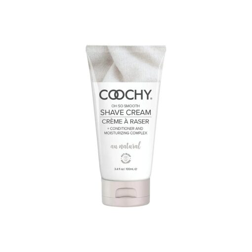 Coochy Intimate Shaving Cream | Shave Conditioner & Moisturizer for Face & Body | Ideal for Sensitive Skin Care, Anti-Bump | Au Natural, 0.5 oz