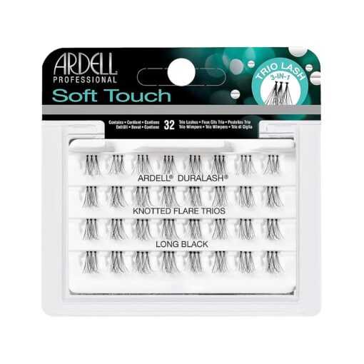 Ardell Soft Touch Trio Individuals Knotted, Long Black