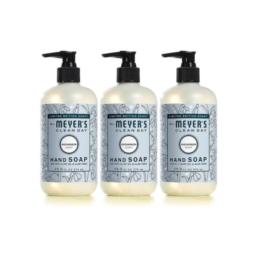 Mrs. Meyer 's Liquid Hand Soap, Snow Drop, 12.5 OZ